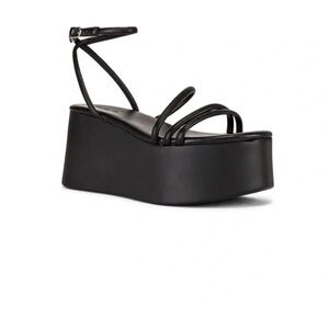 Black Tony Bianco Platform Sandals